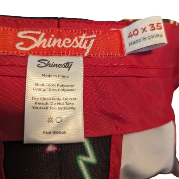 The Naughty Neon Noel Neon Lights Christmas Pants....Size 40/30 - Picture 7 of 7